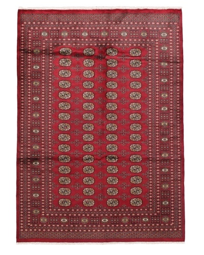 Rug Republic One Of A Kind Bokhara Hand Knotted Rug, Bokhara Red/Multi, 6' 2 x 8' 1As You See