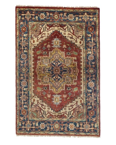Rug Republic One Of A Kind Bokhara Hand Knotted Rug, Bokhara Red/Multi, 8' 2 x 9' 11As You See