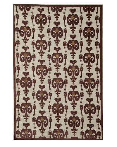 Rugs America Salerno Chenille Ikat [Ikat Red]