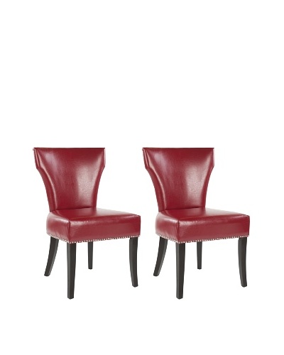 Safavieh Set of 2 Jappic Side Chairs, Red