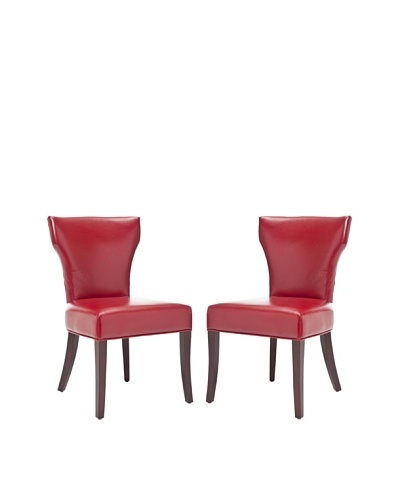 Safavieh Set of 2 Ryan Side Chairs, Red