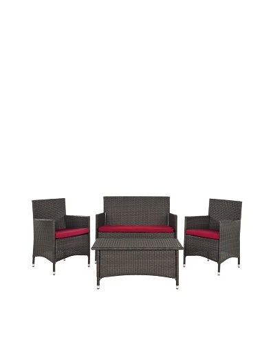 Safavieh 4-Piece Mojavi Wicker Furniture Set