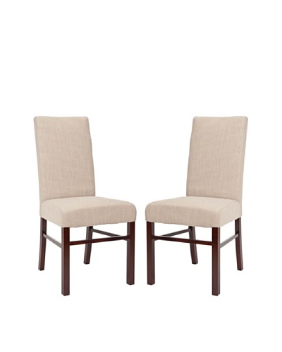 Safavieh Set of 2 Classic Side Chairs, True Taupe