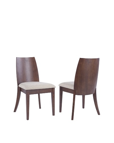 Set of 2 Jed Side Chairs, Beige