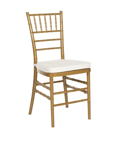 Safavieh Set of 2 Carly Side Chair, Gold