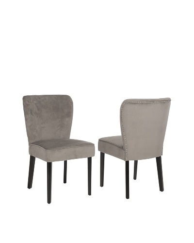 Set of 2 Clifford Side Chairs, Mushroom Taupe