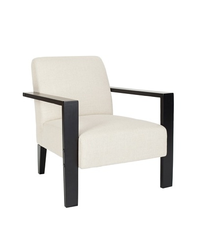 Safavieh Jenna Arm Chair, Off White/Black