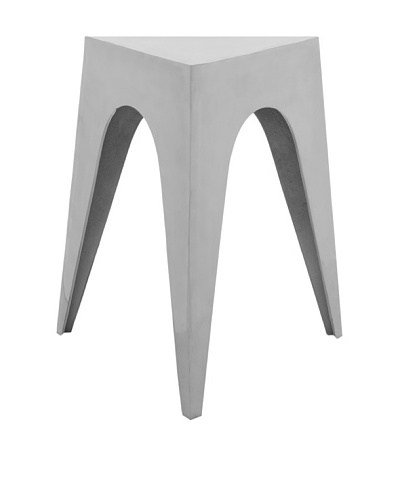 Safavieh Indium Triangular Aluminum Side Table