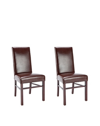 Safavieh Set of 2 Classic Side Chairs, Brown