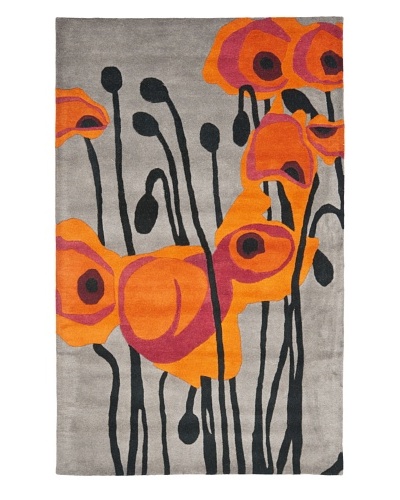 Safavieh Soho Collection Wool Rug [Grey/Orange]