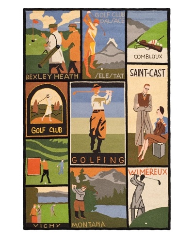Safavieh Vintage Posters Rug, Multi, 4' x 6'