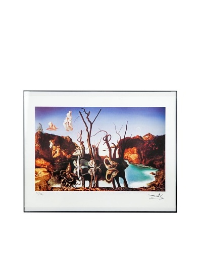 Salvador Dalí Swans Reflecting Elephants Framed Limited Edition
