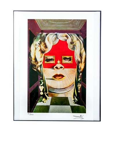 Salvador Dalí Mae West's Face Framed Limited Edition