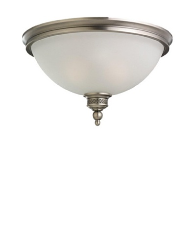 Sea Gull Lighting 2-Light Ceiling Flush Mount Fixture [Antique Brushed Nickel]