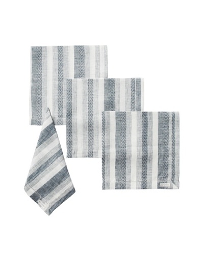 Sferra Set of 4 Ascot Dinner Napkins, Indigo