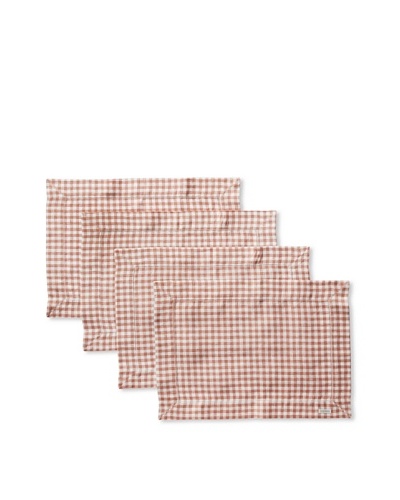 Sferra Set of 4 Piccadilly Placemats, Nutmeg