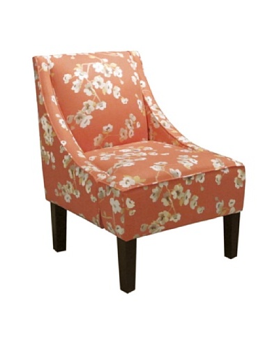 Skyline Swoop Arm Chair, Sakura Kumquat