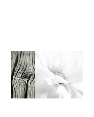 Art Addiction White Floral/Wood II