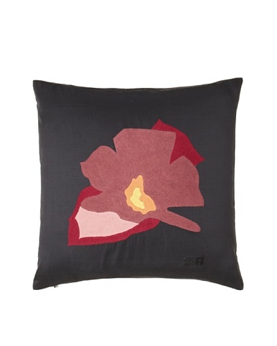 Sonia Rykiel Luxure Decorative Pillow, Noir, 14 x 14