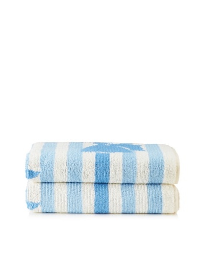 Sonia Rykiel Comme un Cadeau Hand Towel, Bleu Tendre, 20 x 40