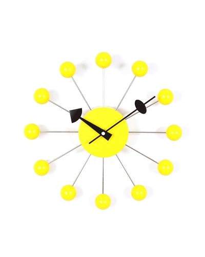 George Nelson Ball Clock, Yellow