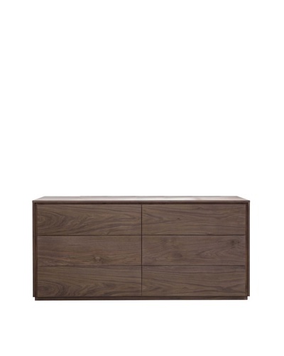 Star International Latitude Dresser, Natural Walnut