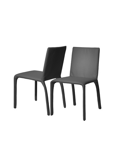 Star International Set of 2 Sandra Dining Chairs, Graphite