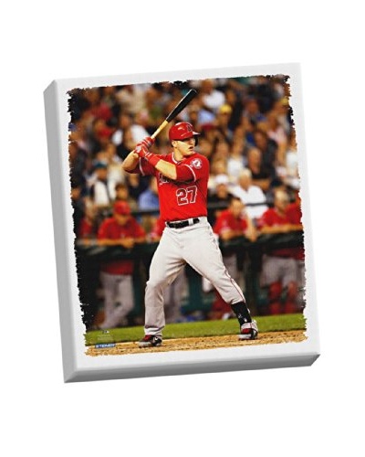 Steiner Sports Memorabilia Mike Trout Stretched Canvas