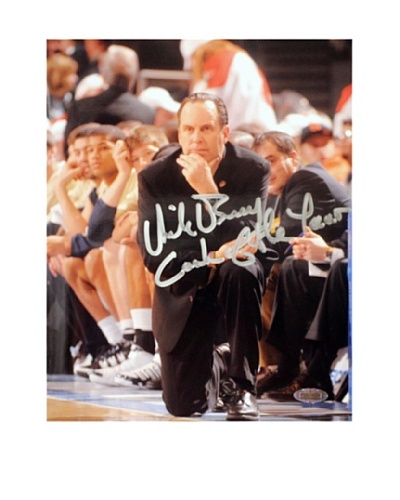 Steiner Sports Memorabilia Mike Brey On The Sidelines Coach of the Year 2011 Signed Photo