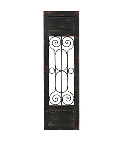 Sterling Hopkinton Wall Décor, Distressed Black/Rust