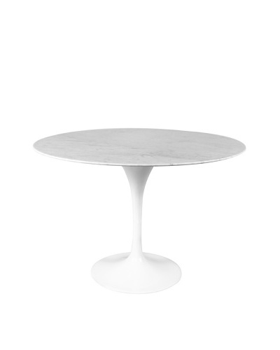 Stilnovo 60 Marble Tulip Dining Table, White