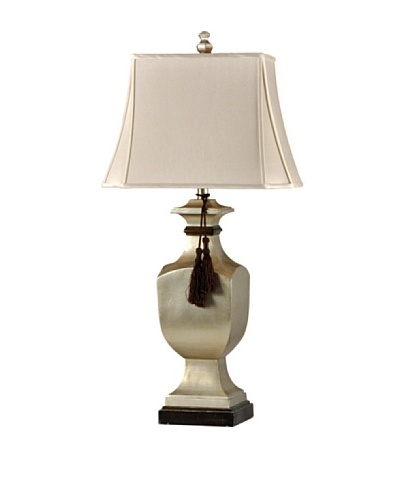 StyleCraft Poly Table Lamp, Imperial Silver