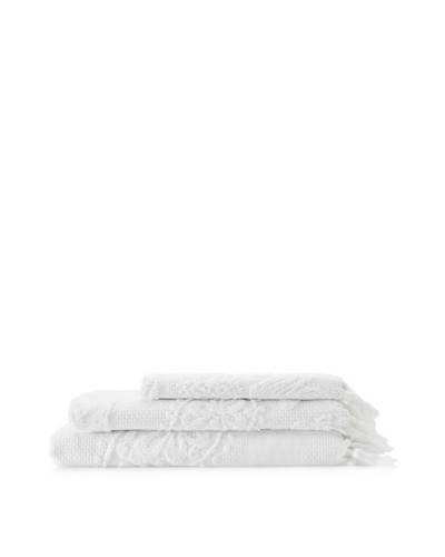 Successful Living from Diesel Skullace Towel Set, White