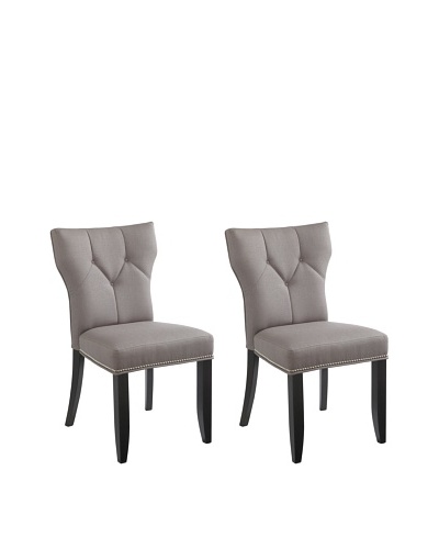 Sunpan Set of 2 Bernard Chairs, Linen