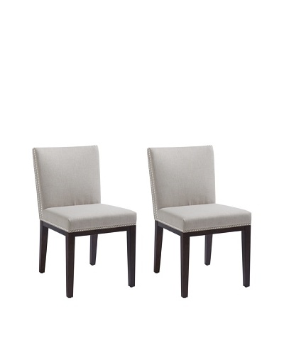 Sunpan Set of 2 Vintage Chairs, Grey