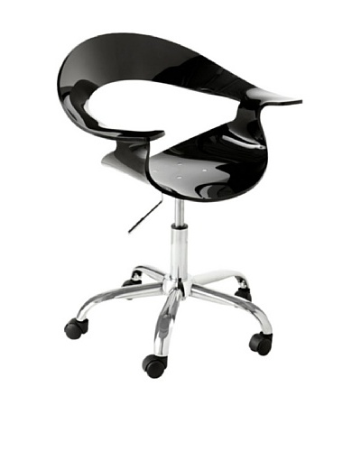 Sunpan Atelier Office Chair, Black