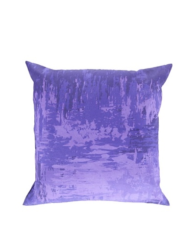 Surya Watercolor-Inspired Throw Pillow