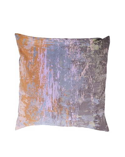 Surya Watercolor-Inspired Throw Pillow, Excalibur, 22 x 22