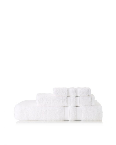 Terrisol Microcotton Suite Platinum 3-Piece Towel Set, White