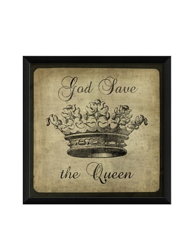 The Artwork Factory God Save the Queen Framed Giclée