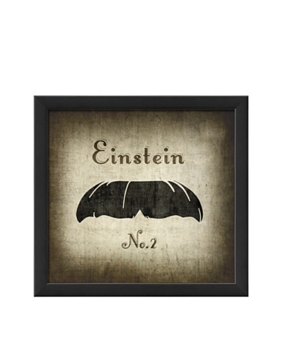 The Artwork Factory Einstein Moustache Framed Giclée