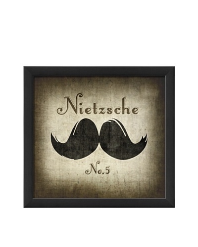 The Artwork Factory Nietzsche Moustache Framed Giclée