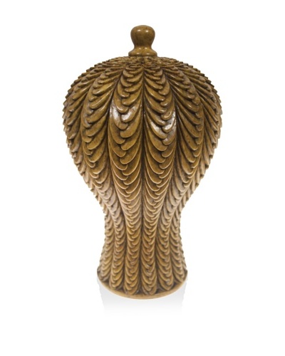 The Niger Bend Soapstone Vase with Basketweave Design