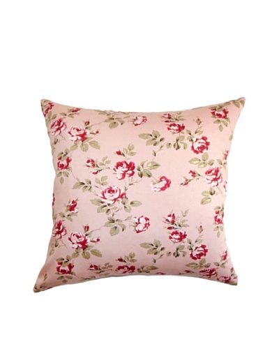 The Pillow Collection Heloise Floral Pillow, Pink