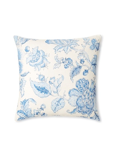 The Pillow Collection Yette Toile Decorative Pillow [Porcelain]