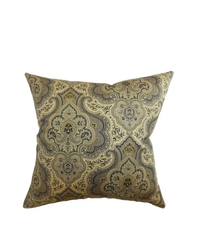 The Pillow Collection Danielle Paisley Pillow, Charcoal