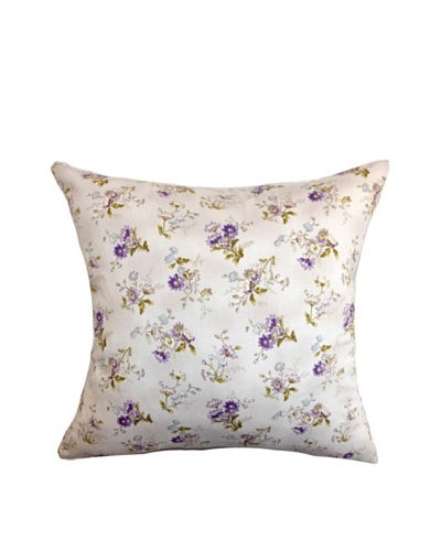 The Pillow Collection Leiko Floral Pillow, Purple