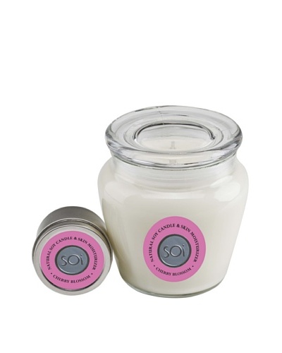 The Soi Co. Cherry Blossom Keepsake Candle & 2 Oz Travel Candle