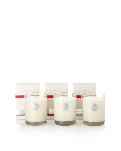 The Soi Co. Set of 3 Luxe Box Candles, Red Currant, Goddess, Love Spell Divine