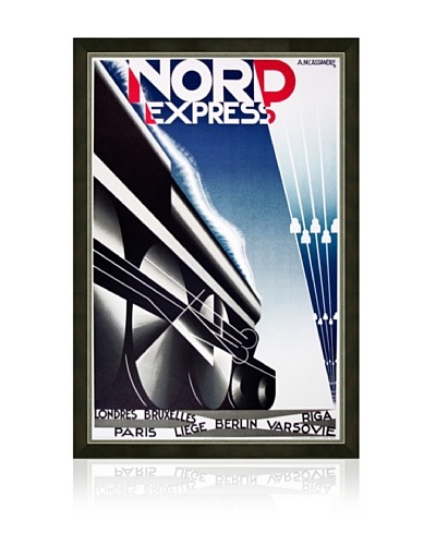 Reproduction Nord Express (Restrike) Framed Print